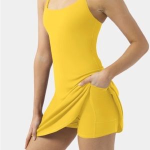 Yellow workout dress